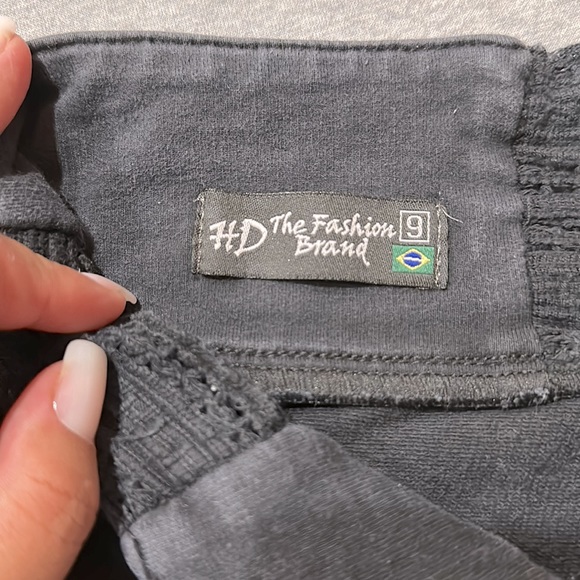 Brazilian Black Shorts - Size 9 - Picture 4 of 5